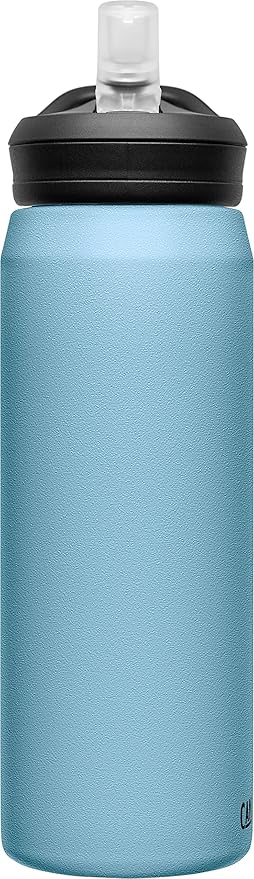 CamelBak eddy+ Water Bottle with Straw 25oz - Insulated Stainless Steel, Dusk Blue