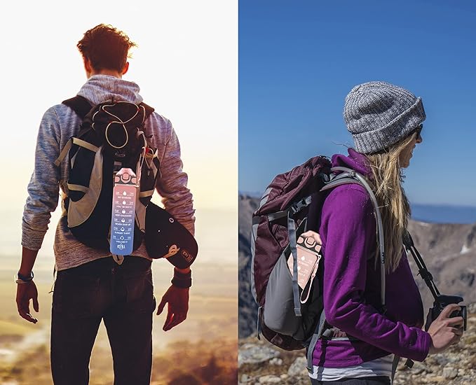 Enerbone 32 oz Drinking Water Bottle with Times to Drink and Straw, Motivational with Carrying Strap, Leakproof BPA & Toxic Free, Ensure You Drink Enough Water for Fitness Gym Outdoor