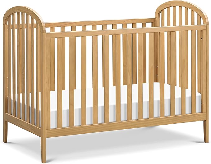 DaVinci Beau 3-in-1 Convertible Crib in Honey, Greenguard Gold Certified
