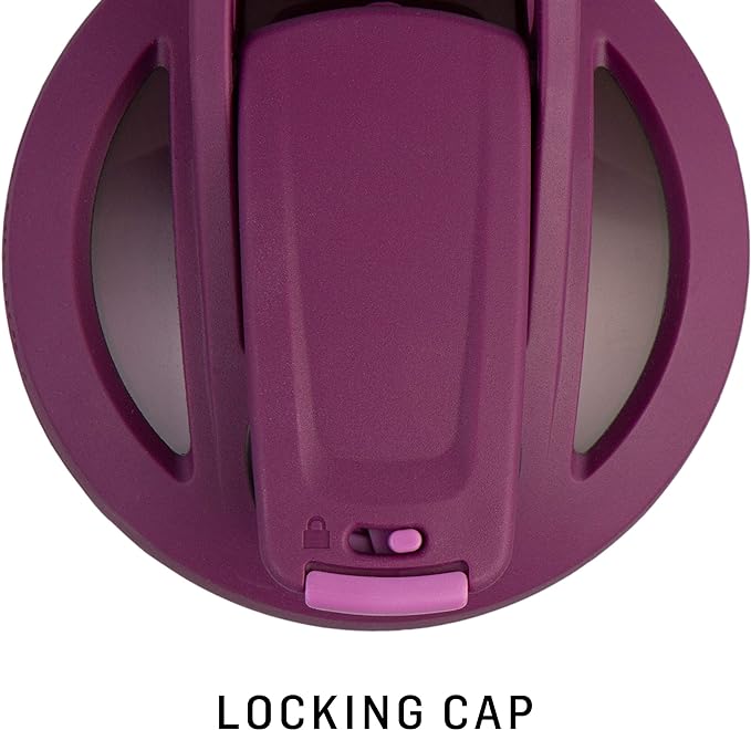 BlenderBottle Strada Shaker Cup Insulated Stainless Steel Water Bottle with Wire Whisk, 24-Ounce, Blue