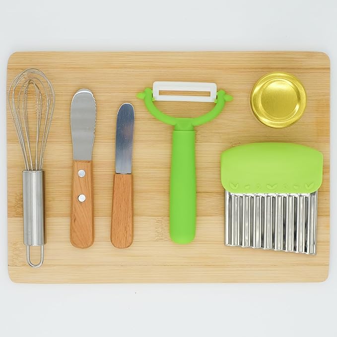 children's cooking knife and tool set