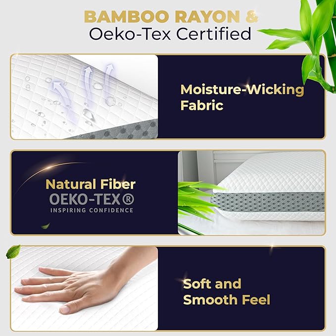 Royal Therapy Memory Foam Pillow, King Pillow Neck Pain Relief, Pillow for Neck and Shoulder Pain, Neck Pain Pillow, Side Sleeper Pillow, Cervical Neck Pillow, Neck Pillow Sleeping