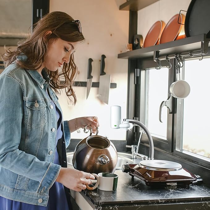 Faucet Water Filter Replacement for Brita Faucet Filter，Brita FR-200, FF-100 Replacement Filter-3 piece,White