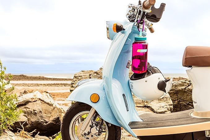 Nalgene Sustain Tritan BPA-Free Water Bottle Made with Material Derived from 50% Plastic Waste, 32 OZ, Wide Mouth, Eggplant