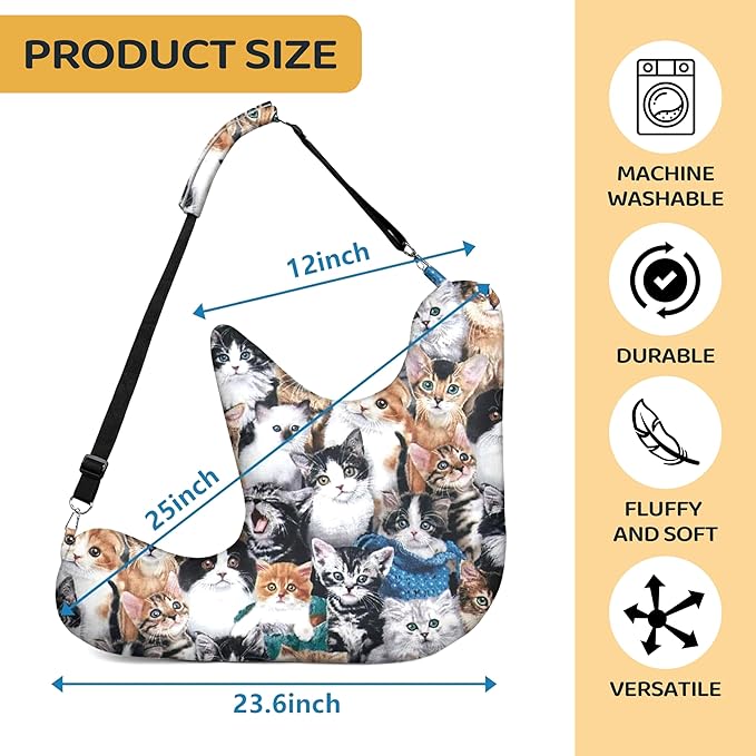 Rotator Cuff Pillow Post Shoulder Surgery Recovery Supplies Pillow,Providing Support for Post-Surgery Shoulder Comfortable Cotton Bag Pillow With an Detachable Design Post Surgery Shoulder Pillow