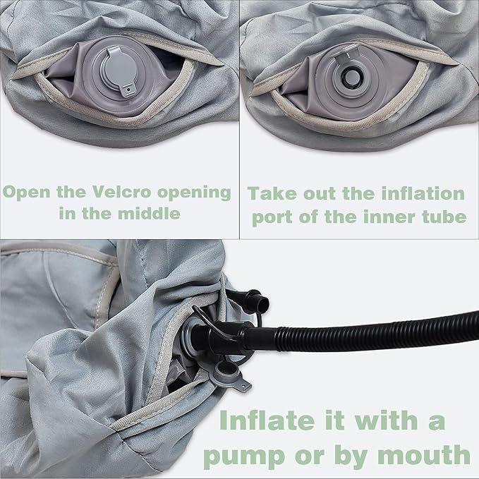 Arm Elevation Pillow, Arm Wedge Elevation Pillow Excellent, Ergonomic Elbow Support Pillow for Sleeping Arm Pads Pillow，Elevated Arm Pillow for Broken Arm,Inflatable Type