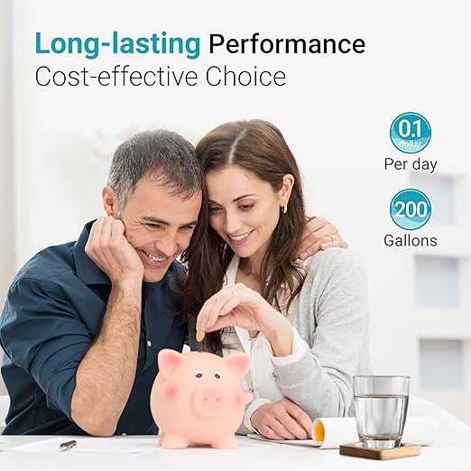 AQUA CREST Water Filter Replacement for All Waterdrop Pitchers, WD-PT-07, WD-PT-05, WD-PT-04, Reduces PFAS, Last Up to 3 Months or 200 Gallons (Pack of 3)