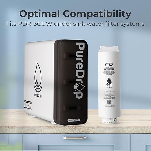 PDR-FPC3 Composite Pre-Filter Replacement Filter Cartridge for PDR-3CUW Ultra-Filtration Under Sink Water Filter System