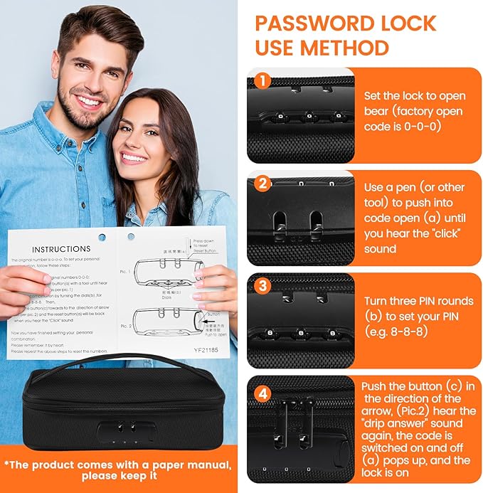 discreet lockable storage toy bag box organizer container