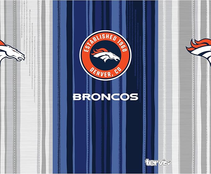Tervis NFL Denver Broncos-All in Water, 40oz Wide Mouth Bottle, Stainless Steel