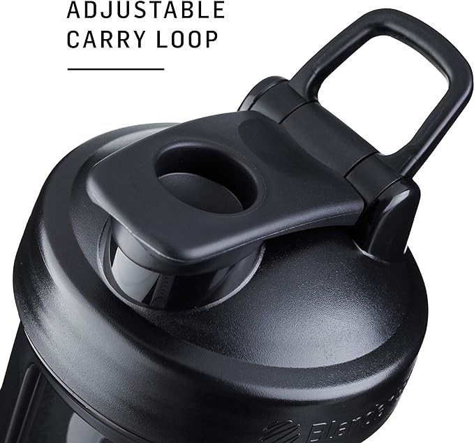 BlenderBottle Classic V2 Shaker Bottle Perfect for Protein Shakes and Pre Workout, 20-Ounce, Ocean Blue