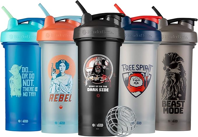 BlenderBottle Star Wars Classic V2 Shaker Bottle Perfect for Protein Shakes and Pre Workout, 28-Ounce, Do… Or Do Not. There Is No Try.