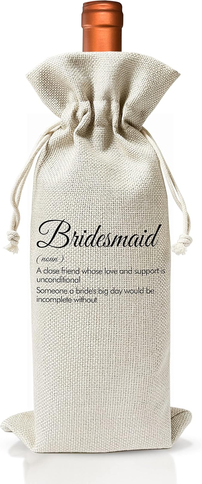 Wedding Gifts Wine Bag (1pc) - Pairs well with getting married, Engagement Gift for Couples, Gift for her, Engagement Wine Bag - Mr and Mrs Wedding Gift - Bride and Groom - Bridesmaid Gift- HiMo234
