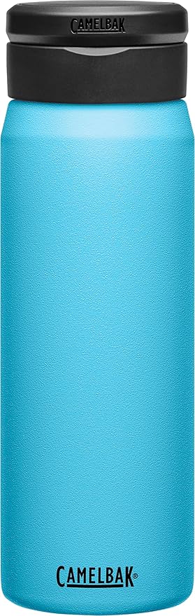 CamelBak Fit Cap Vacuum Stainless Steel Insulated Water Bottle - 25oz, Nordic Blue