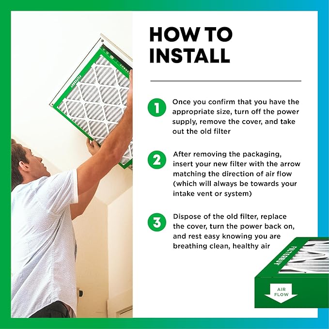 Filterbuy 24x30x1 Air Filter MERV 8 Dust Defense (12-Pack), Pleated HVAC AC Furnace Air Filters Replacement (Actual Size: 23.88 x 29.88 x 0.75 Inches)