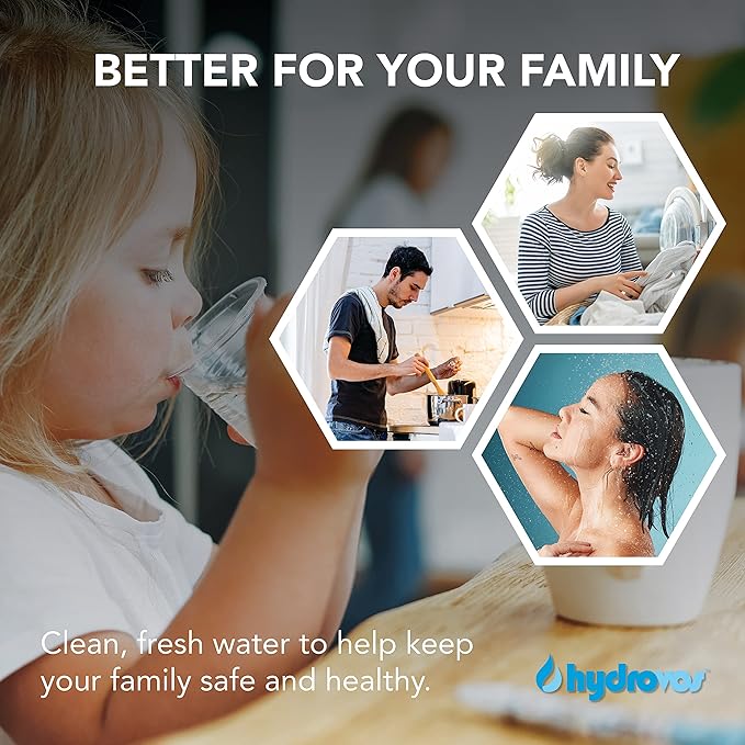 4.5 x 10 Inch Large Capacity Whole House Water Filter, NSF 42 Certified 25 Micron Sediment Filtration, Compatible with Replacement Filters WHKF-GD25BB. AP810, AP801, GXWH30C, GXWH35F, GWWH40