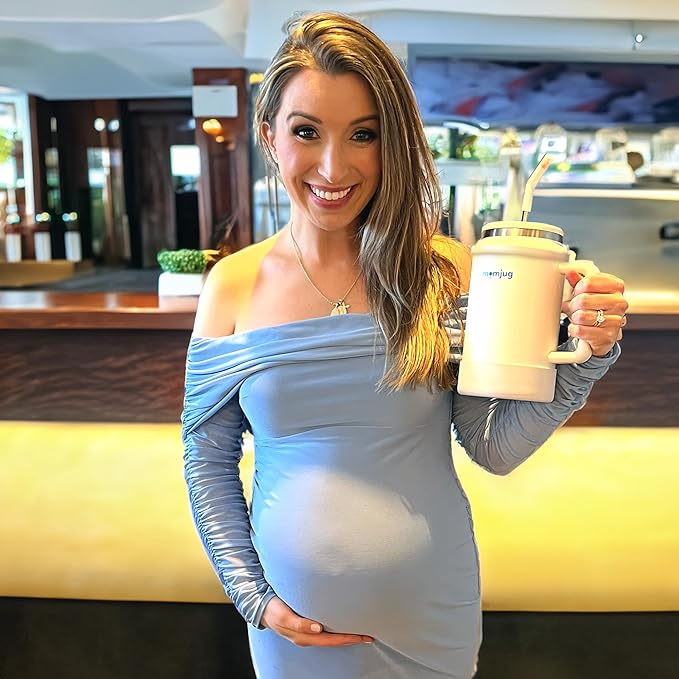 the Original Water Bottle for Moms without Breast Indicator (white)