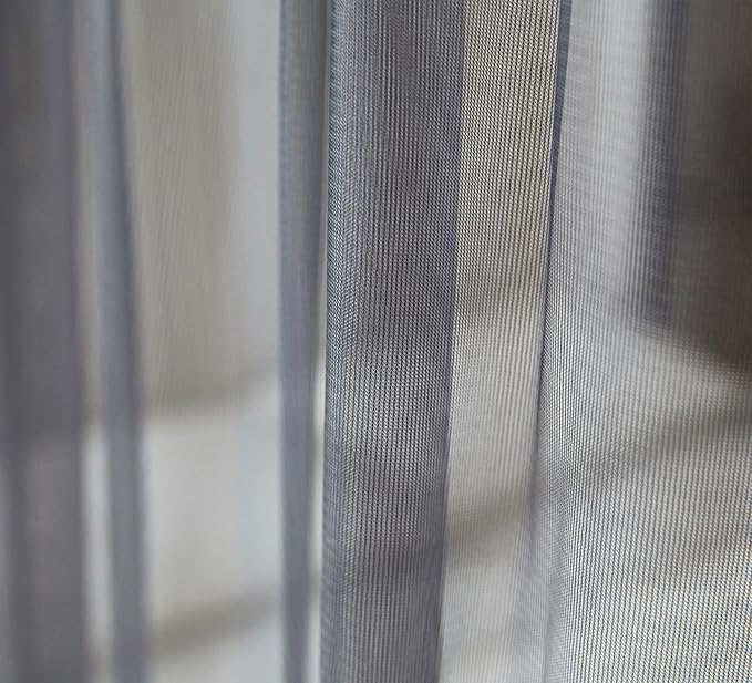 Akiky Canopy Bed Curtains Queen Sheer Grey Bed Canopy Scarf Bed Canopy,Kids Bed Scarf-Curtains for Room Décor or Wedding Party Décor(2 Bed Canopy)