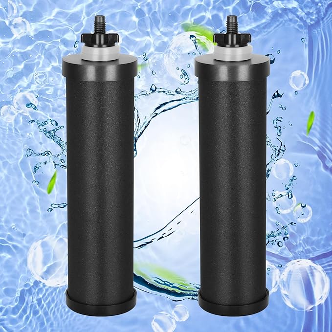 PB-2 Black Purification Elements, Replacement Filters for PB-2/BB8-2 Purification Elements and Gravity Water Filter System,Compatible with Gravity Filter System,King, Big Series(2 Pack)