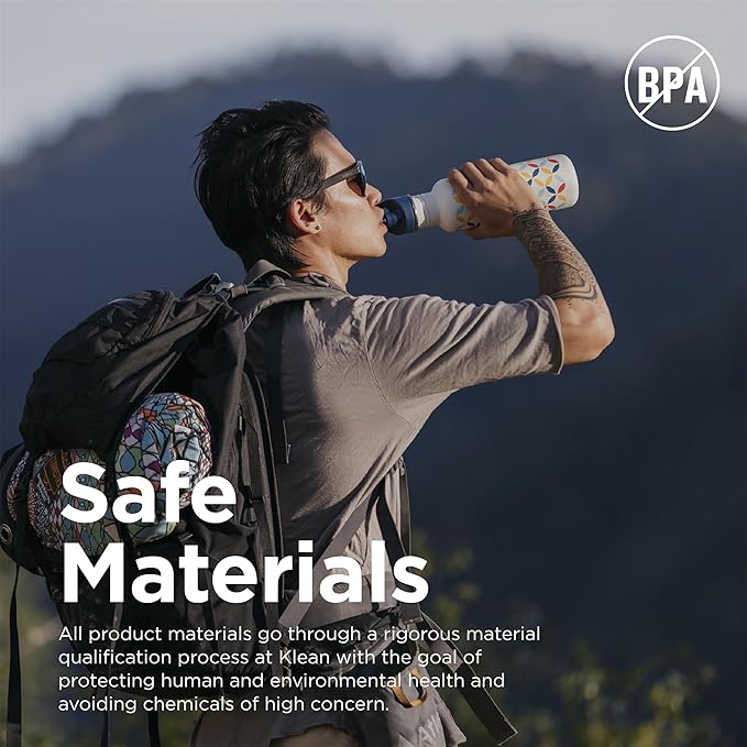 KLEAN KANTEEN Retro Dot Sport Cap with Classic Water Bottle 27oz, 1 EA