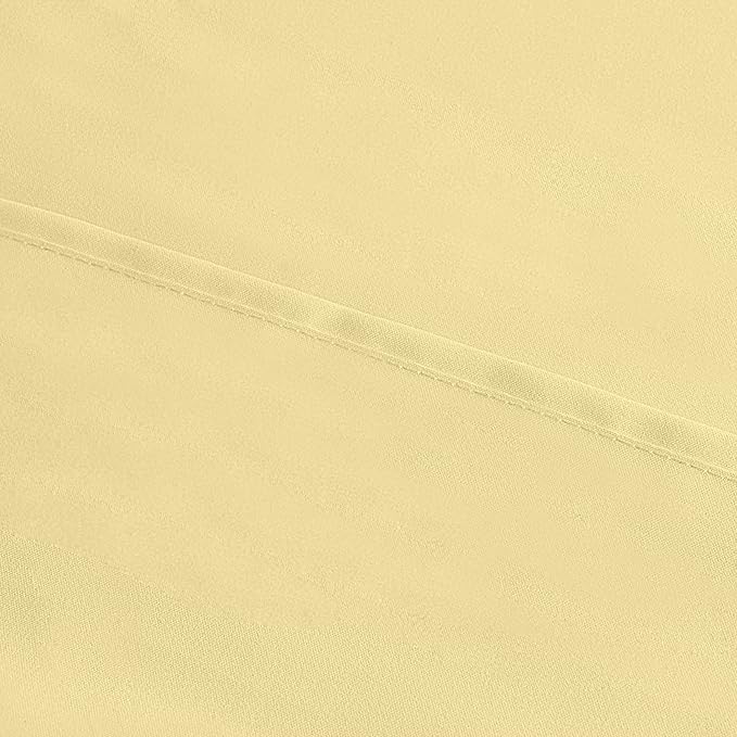 Utopia Bedding Queen Pillow Cases - 2 Pack - Envelope Closure - Soft Brushed Microfiber Fabric - Shrinkage and Fade Resistant Pillow Covers 20 X 30 Inches (Queen, Yellow)