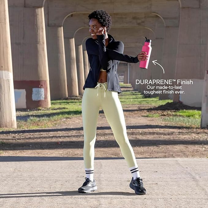 Corkcicle Sport Canteen Insulated Tumbler, Capri Blue, 20 oz – Reusable Water Bottle Keeps Beverages Cold for 25 Hours & Hot 12 Hours – Cupholder Friendly Tumbler with Screw-On Cap