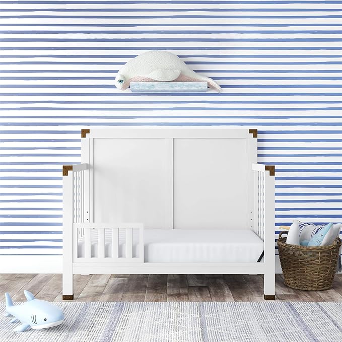 Baby Relax Miles Toddler Guardrail, White