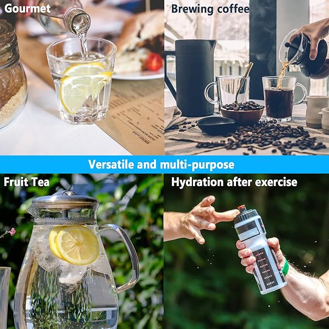 Black Filters 4 Pack by NSF/ANSI 42 Certified, Replacement for BB9-2® Purification Elements Filters, Compatible with Berkey Gravity Filtration System, Replacement for Berkey Black Filters