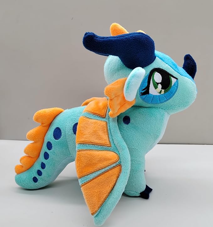 Wings of Fire Dragon Plush Toy Rainwing Dragon Stuffed Animals Pterosaur Plush Flying Dragon Pillow Plushies Gifts for Fans Kids Boys Girls