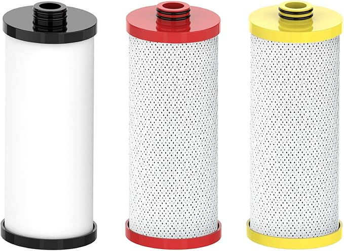Waterspecialist Replacement for Aquasana® AQ-5300R Under Sink Water Filter, 600 Gallons Filter Life, Fit AQ-5300.55, AQ-5300.56 and AQ-5300.62, 3 Filters
