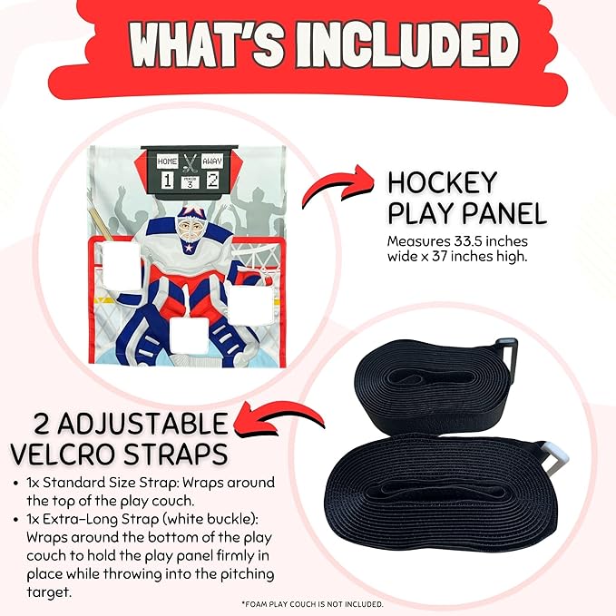 Play Panel for Childrens Foam Sofa Kids Couch (Hockey)
