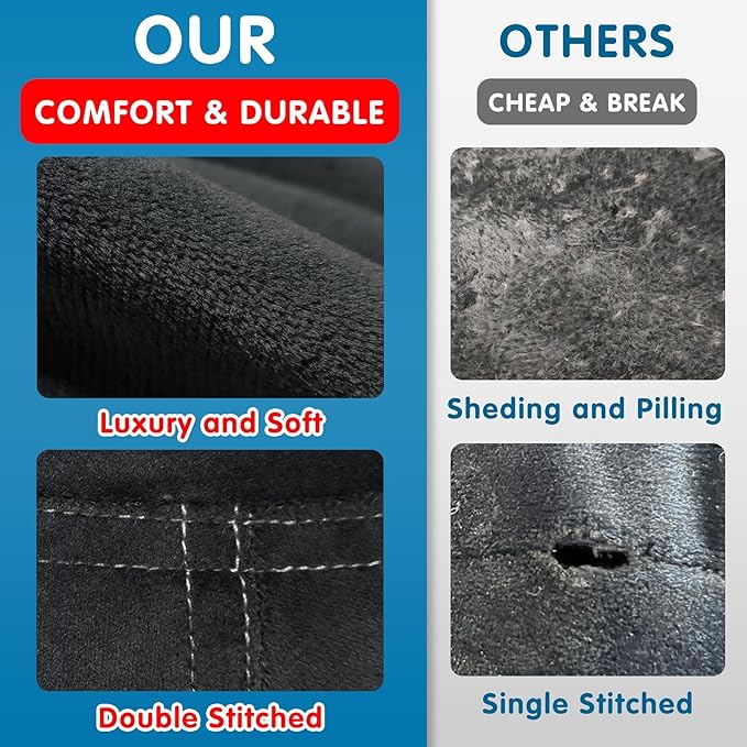 Lukeight Stuffed Animal Storage Bean Bag Chair Cover for Kids, Zipper Beanbag Chair Cover for Organizing Toddler and Kids' Rooms Plush Toys (Black, XX-Large)