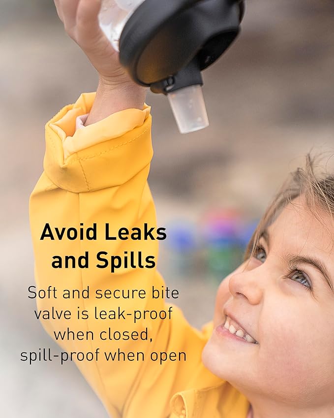 CamelBak Eddy+ 14oz Kids Water Bottle with Tritan Renew – Straw Top, Leak-Proof When Closed