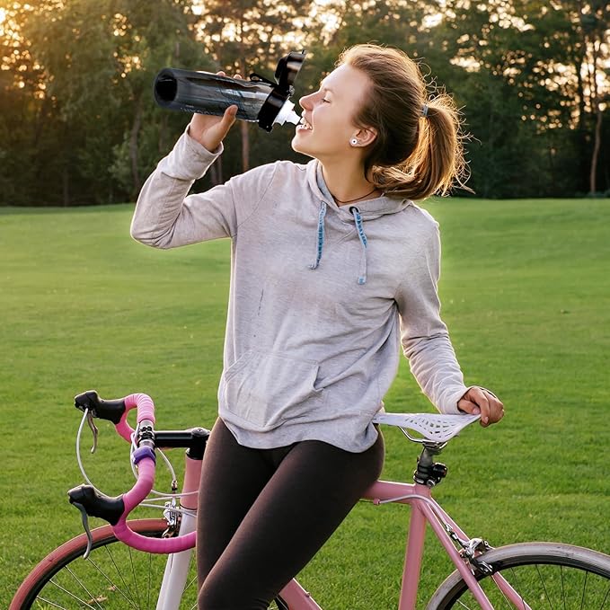 Air Water bottle, Transparent Air Water Bottle with 3 Flavor Pods, 650ml Scent Sports Water Bottle Starter Set with Flavour Pods, 0 Sugar No BPA for Schools, Adults, Outdoor Sports