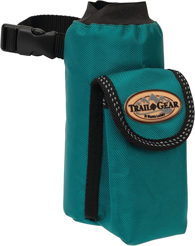 Weaver Leather Trail Gear Water Bottle Holder Teal, 15503-49