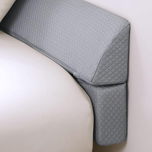 HOMBYS Wedge Pillow Headboard for Bed Gap,Foldable Bed Wedge Gap Filler Queen Size,Matterss Gap Filler,Multi Functional Bed Crack Pillow, Fill The Gap (0-7") Between Your Headboard and Mattress