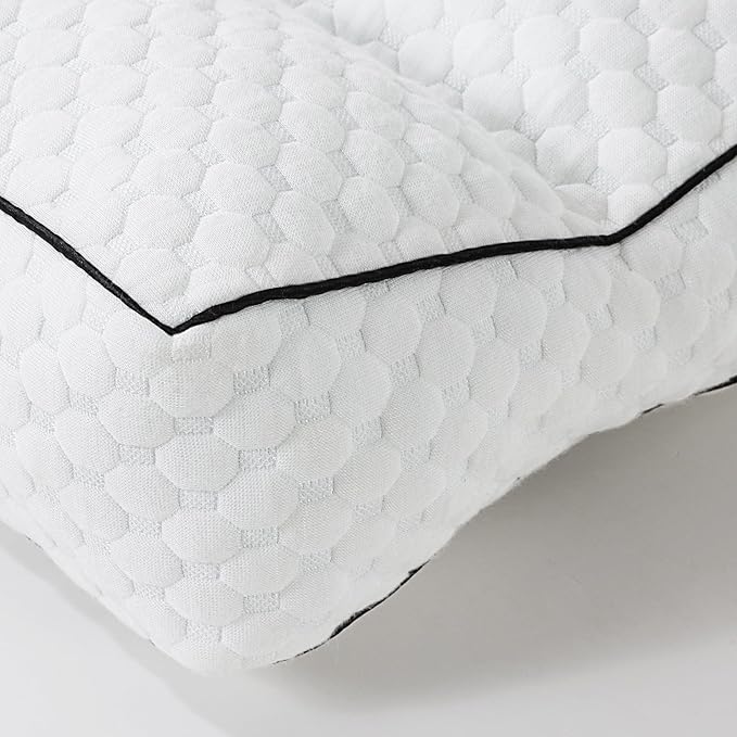 BALAPET Shredded Memory Foam Knee Pillow for Side Sleepers, Pillow Between Legs for Aligns Spine, Supportive Leg Pillow for Pregnancy Relieves Pressure Hip Leg Elevation, 6.5" Height