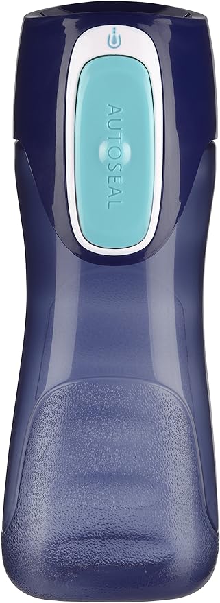 Contigo Trekker Kids Water Bottle with Spill-Proof Lid, 14oz Water Bottle with Leak-Proof Technology, BPA-Free, Granny Smith & Nautical, 2-Pack