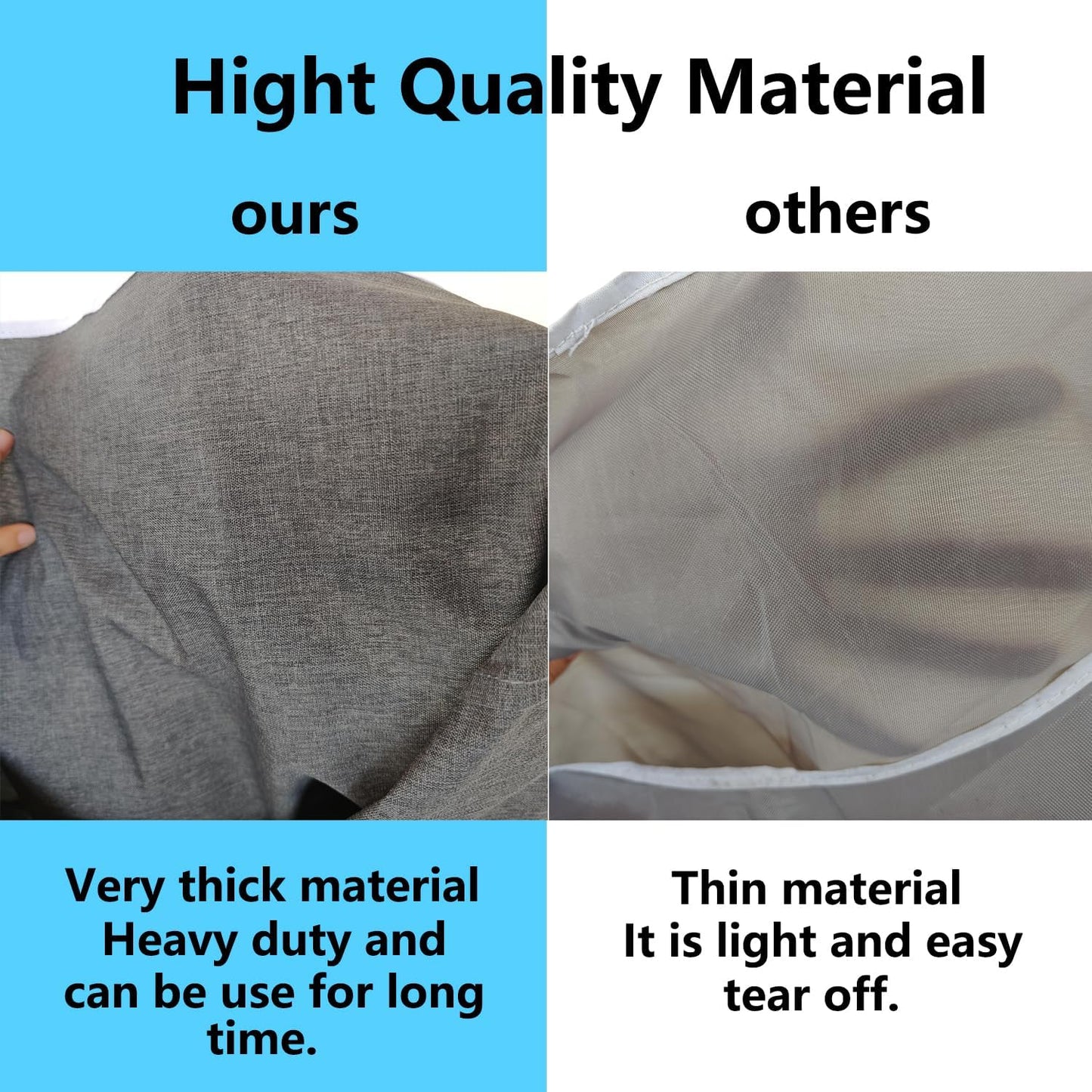 Hanging Laundry Hamper,Door Hanging Hamper with Width Opening, Over the Door Laundry bag with hooks, Laundry Collector and Over Door Storage Bag (36x22 Inch,Pop Grey)