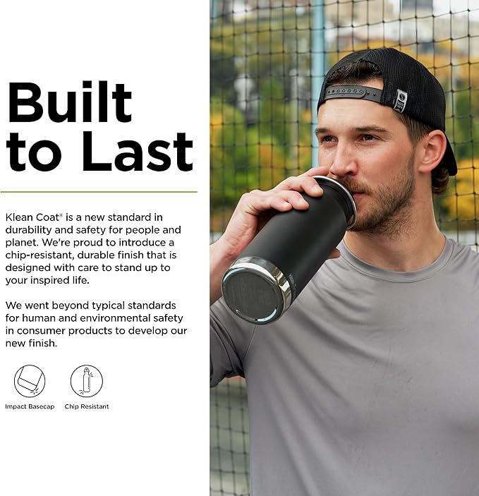 Klean Kanteen TKWide 32oz (w/Twist Cap) - Black