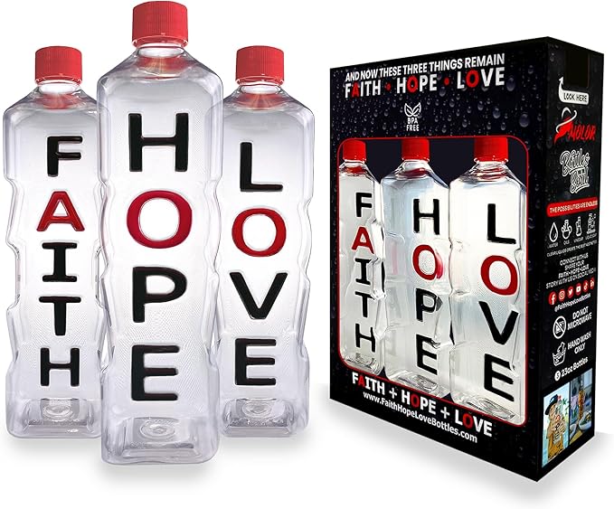 Faith Hope Love - Affirmation Bottles & Products for The mind, body & soul