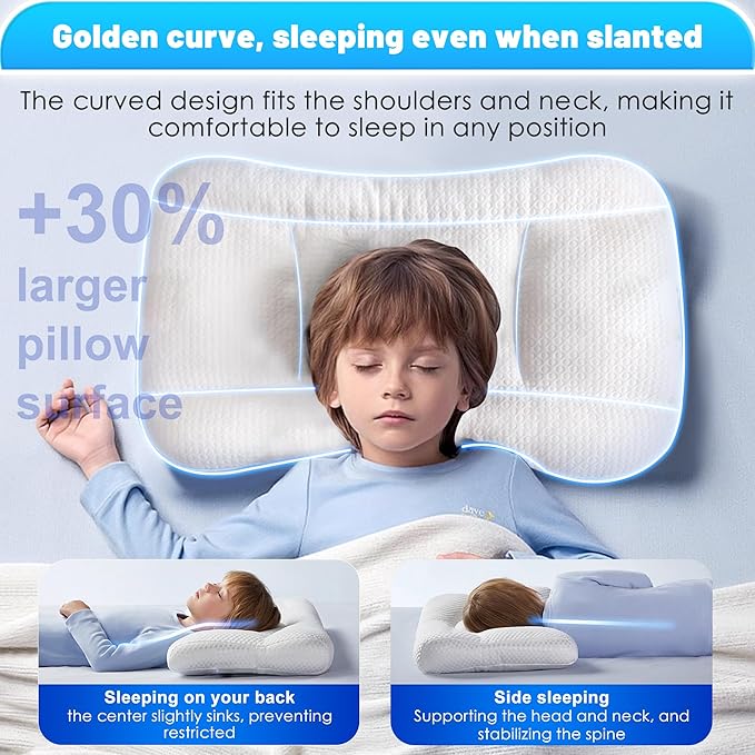 Toddler Pillow for Sleeping 1-3 Year Old