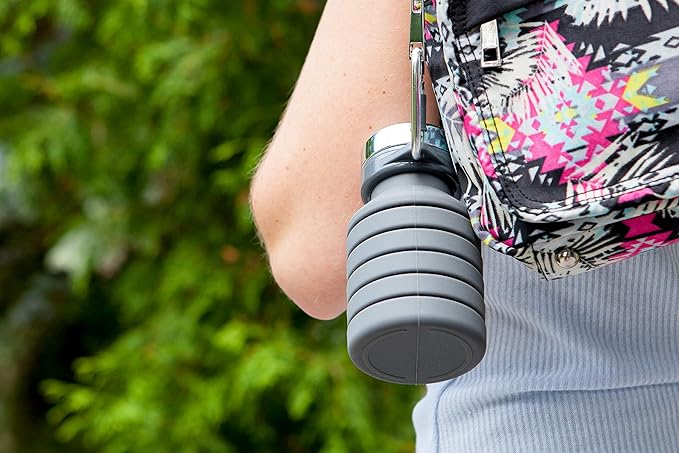 MSC International Joie Collapsible Water Bottle On The Go, BPA Free, One Size, Assorted Colors