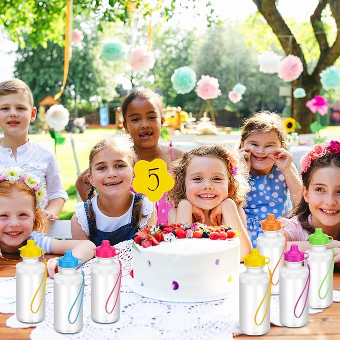 72 Pcs Sports Water Bottles Bulk 20 oz Plastic Water Bottles Reusable Squeeze Water Bottles Team Bottles with Pull Top Cap for Adults Kids Outdoor Cycling Fitness