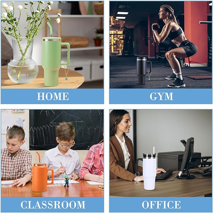 6PCS Letter Charm Accessories for Stanley Cup, Personalized Initial Letter Charms for Stanley Tumbler Handle Identification Letter Pendant Handle Decoration for Stanley Tumbler Charms (Letter B)