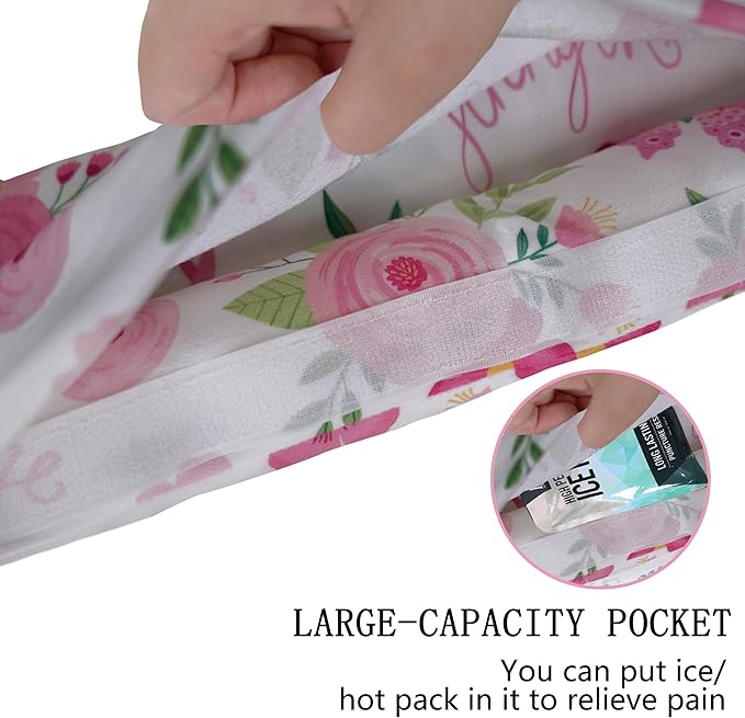 Mastectomy Pillow, Hysterectomy Pillow, Post Heart Surgery Seatbelt Pillow, C Section Recovery Pillow, Port Pillow for Chemo Patients, Pacemaker Seatbelt Protection, Breast Cancer Gifts for Women