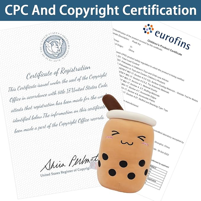 Niuniu Daddy Boba Tea Plush 20in Large/Giant/Jumbo Bubble Tea Stuffed Animals Plush Toy Pillow Cute Cuddle Stuffed Milk Tea Cuddle Pillow Food Plushies for Kids Gift