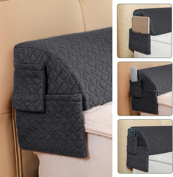 Bed Wedge Pillow Headboard/Bed Gap Filler/Mattress Gap Filler Full 54"x8"x6" to Fill The Gap (0-6") Between Headboard and Wall Firm Support Pillow