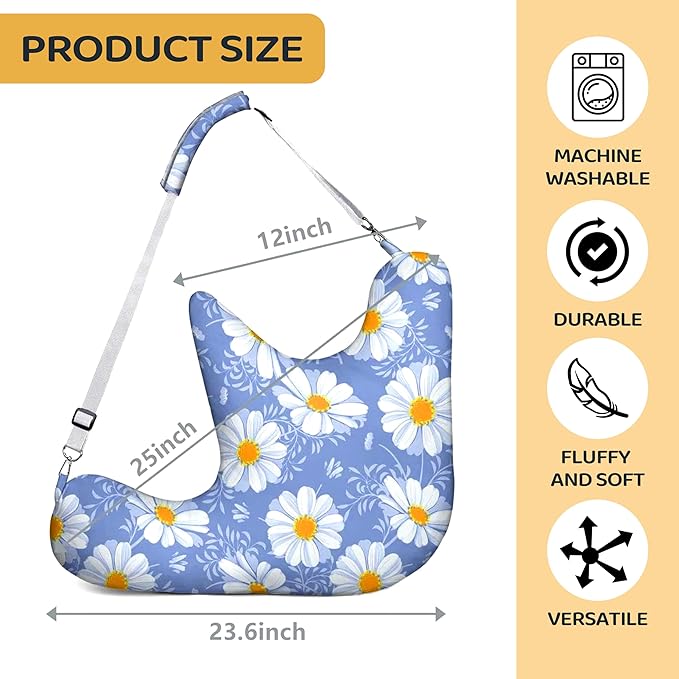 Rotator Cuff Pillow Post Shoulder Surgery Recovery Supplies Pillow,Providing Support for Post-Surgery Shoulder Comfortable Cotton Bag Pillow With an Detachable Design Post Surgery Shoulder Pillow