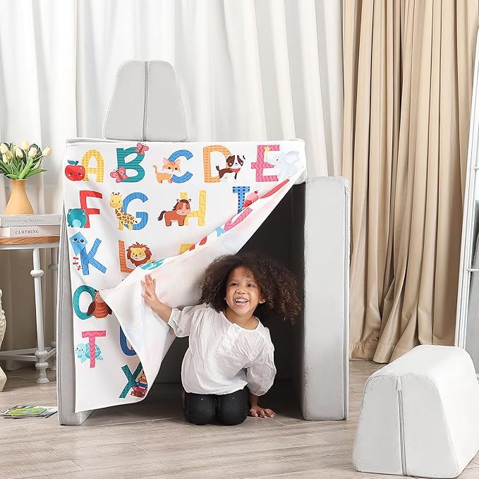 Play Panels for Kids Foam Play Couch, Funny ABC